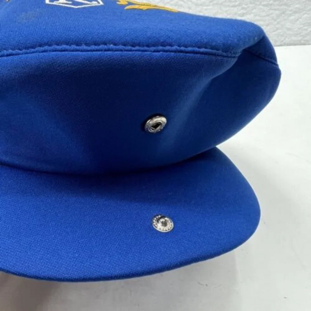 Vintage Kansas‎ City Royals Hat Mesh Cap Championship 1985 Blue White USA